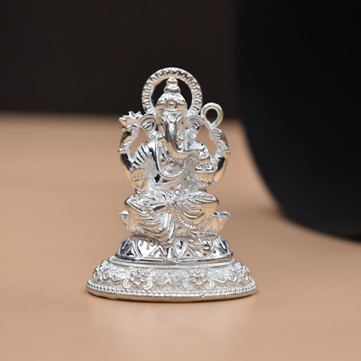 Silver Ganpati Murti